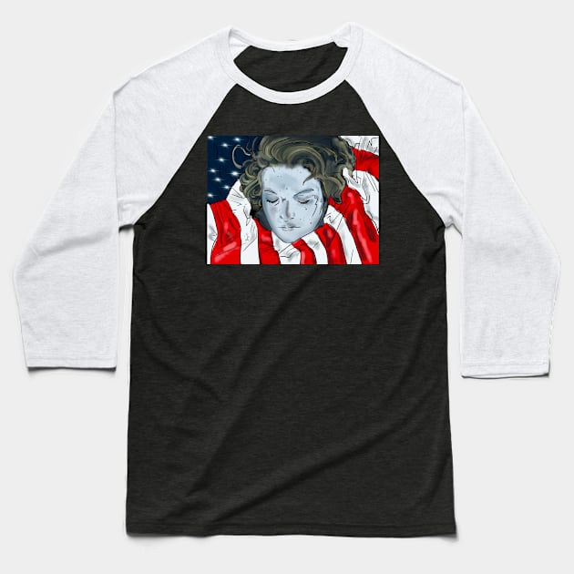 Tell me I'm your national anthem. Baseball T-Shirt by The Miseducation of David and Gary